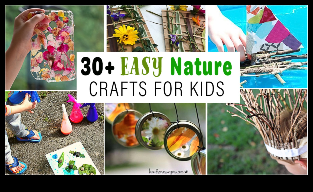 פרויקטים חינוכיים וכיפיים לילדים במלאכת טבע 4 מלאכת יד לילדים בהשראת הטבע: חקר החוץ בצורה יצירתית