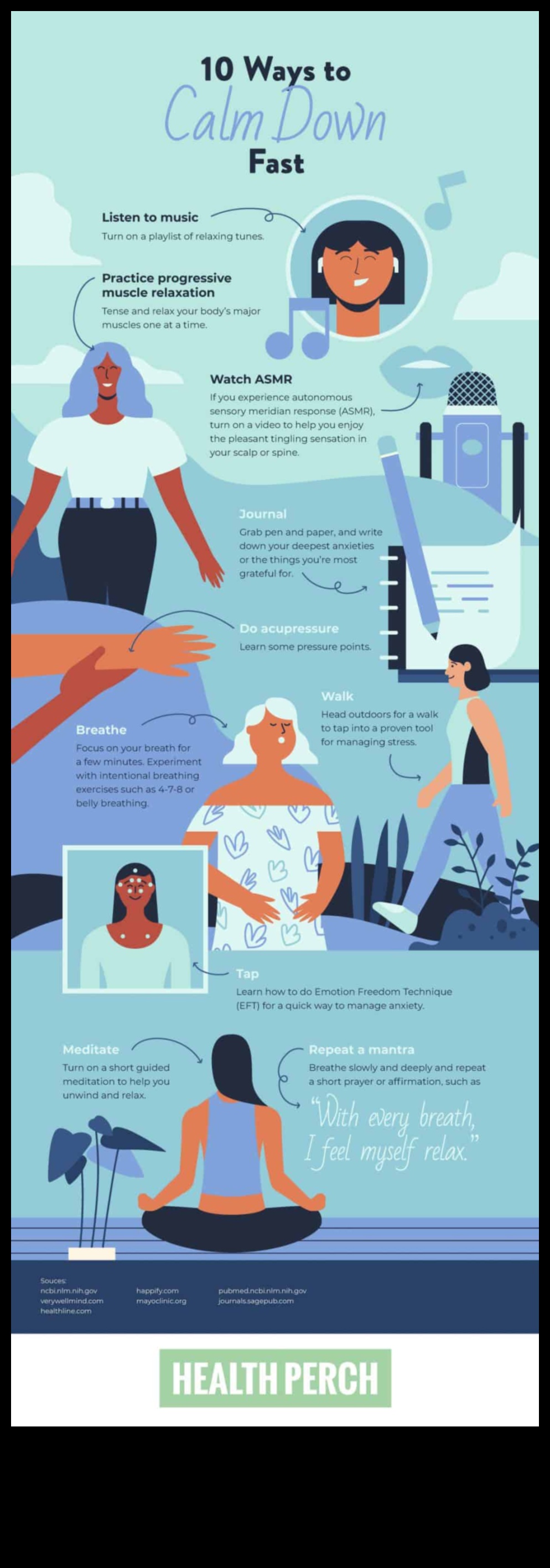 קרוב יותר רגוע: הרגע עם טכניקות קירור מרגיעות