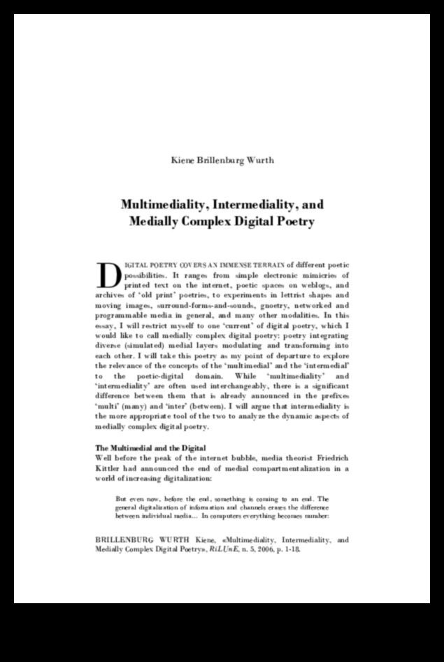 שירה וירטואלית: שפת האמנות הווירטואלית